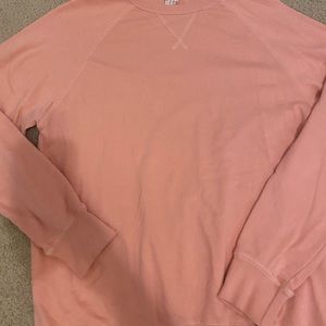 light pink crew neck